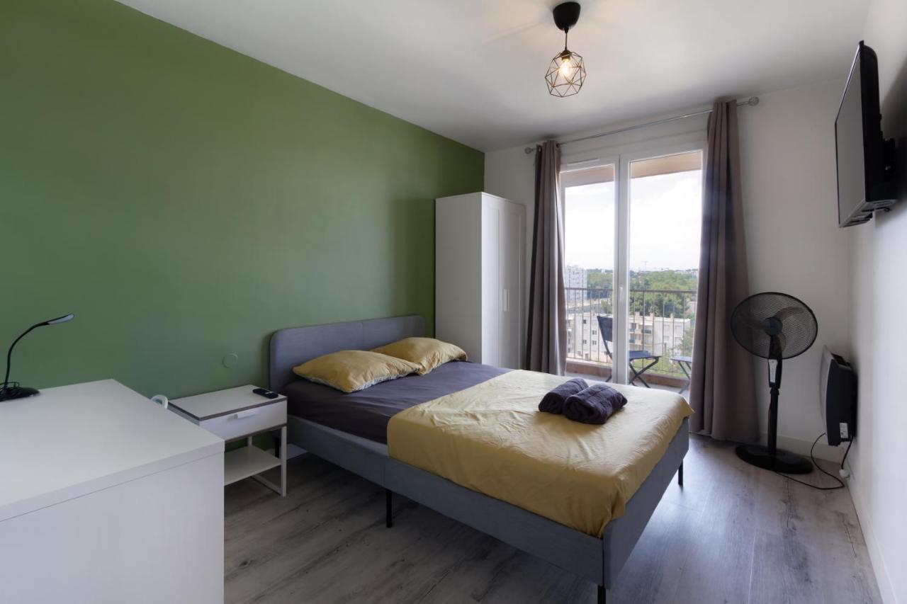 Le Beaulieu * Appartement 4 Chambres * 8Pers * Clim * Parking * Balcon Montpellier Buitenkant foto